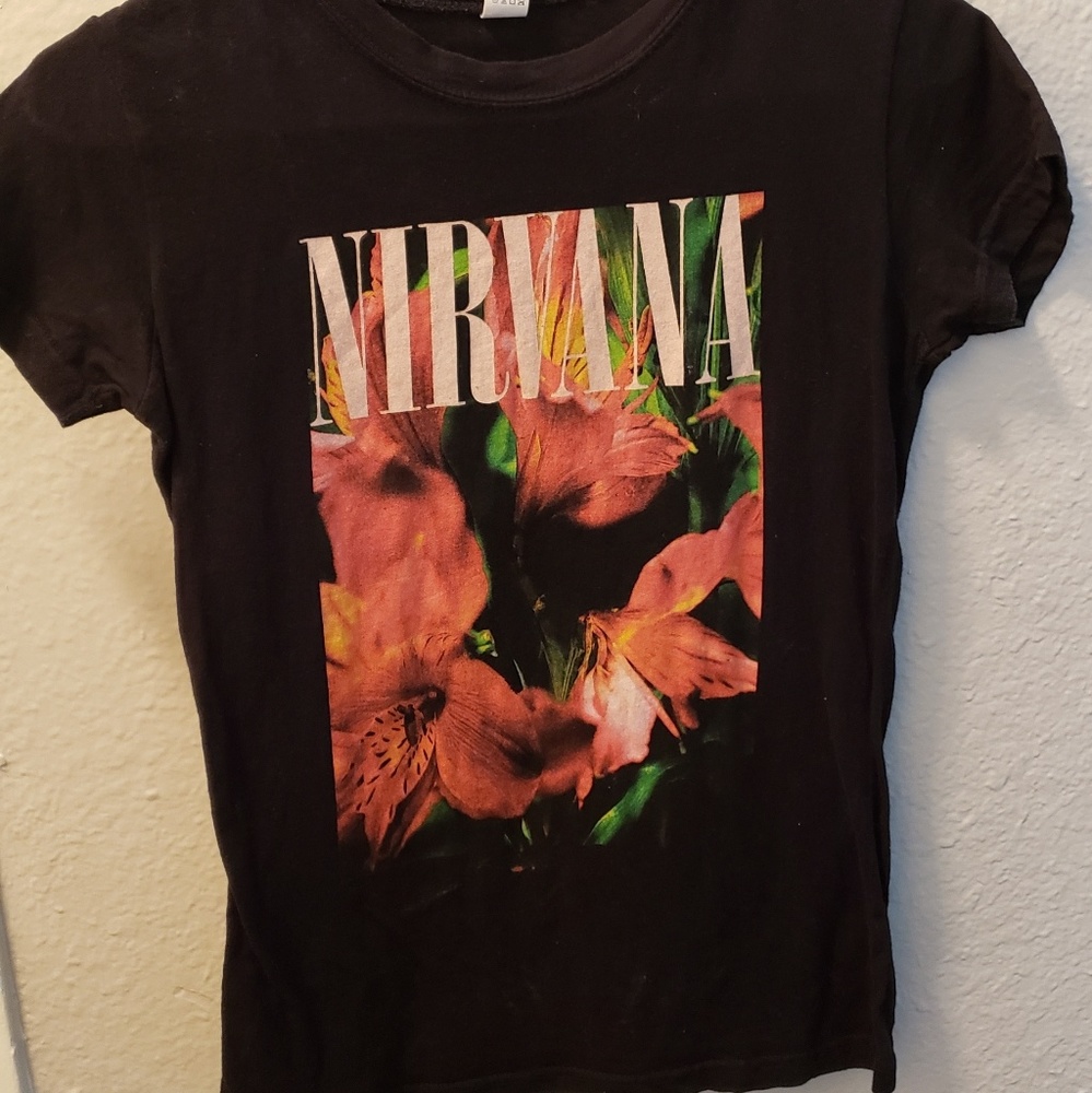 Nirvana floral shirt